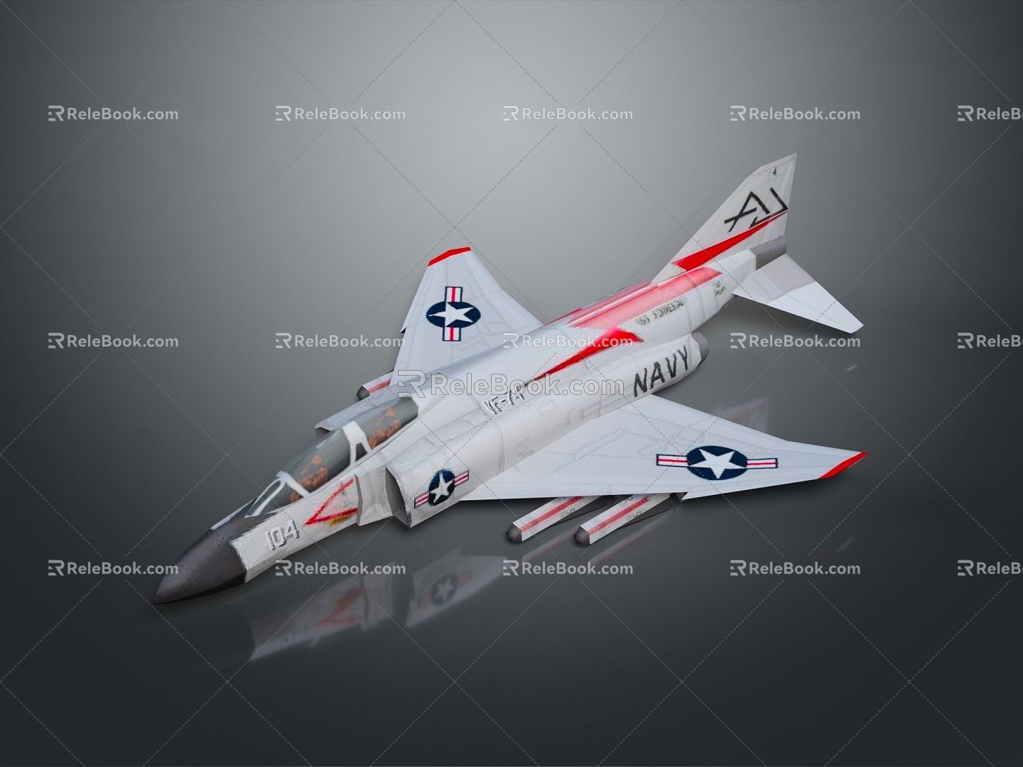 Modern Fighter Fighter Next Generation Aircraft 3d model