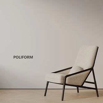 modern leisure chair 3d model
