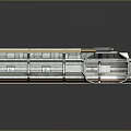 Sci-fi Corridor Sci-fi Capsule Space Capsule Hibernation Cabin Freezing Cabin Rest Cabin Rest Capsule 3d model