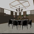 Modern Restaurant Exterior with Seafood Meat Signage Entrance Green Plants and Lighting