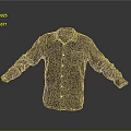 Purple Collared Long Sleeve Shirt with Button Front and Chest Pocket on Gray Background