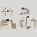 Display stand display cabinet display rack shelf 3d model