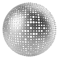 Metal Sphere Components Featuring Perforated Design and Silver Gold Copper Finishes