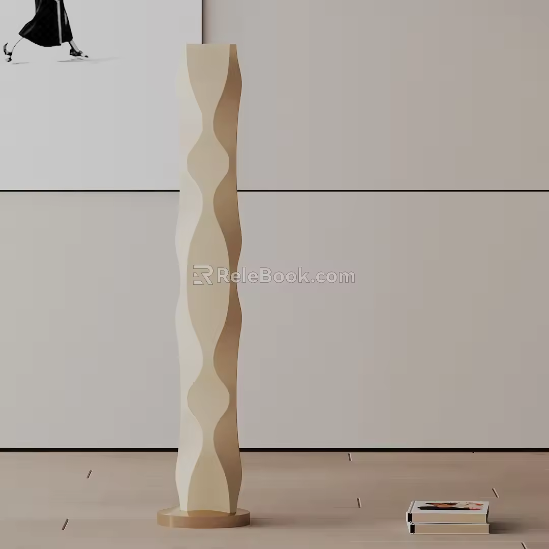 Modern floor lamp 3d model