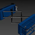 Scissor Lift Industrial Equipment Mobile Hydraulic Platform with Guardrail and Wheels
