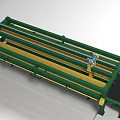 Advanced Industrial Equipment Production Line Featuring Conveyor Belts And Mechanical Components