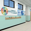 Science and Technology Creator Top Ten Science and Technology Corridor Computer Keyboard Corridor Design 3d model