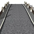 New Chinese-style Bridge Landscape Bridge 3d model