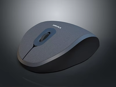 KIRIN Computer Mouse With Ergonomic Design Textured Surface Modern Style And Comfortable Grip 3d model