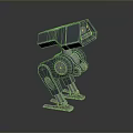 Mech Warrior Mech Soldier Machine Battlearm Mechanical Battlearm Machine Fighter Robot 3d model
