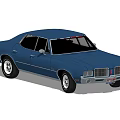 American Classical Car 3d model