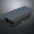 Rectangular Outdoor Security Camera Housing With Durable Weatherproof Protective Cover