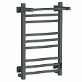 Modern Black Metal Wall Mounted Bathroom Towel Rack With Multiple Bars