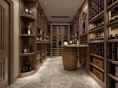 Jianou Wine Cellar Red Wine Cellar Red Wine Storage Room model