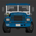 Blue And White Brinks Security Armored Military Vehicle For Secure Transport