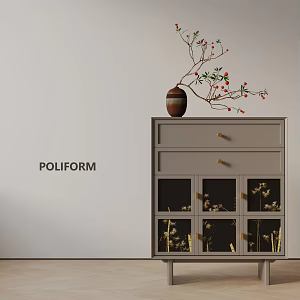 Modern Entrance Cabinet 3d model