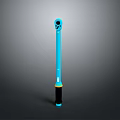 Professional Blue Hardware Tool Wrench With Black And Yellow Handle