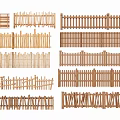 Various Types Of Wooden Fence Designs With Different Patterns And Styles