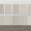 Various Striped Wooden Wall Panels Display Different Designs For Home Interior Decoration