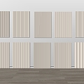 Modern wall panel wood veneer wall panel wall panel wall panel wall panel wood board 3d model