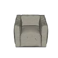 Modern Single Sofa Single Sofa Card Seat 3d model