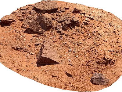 Moss Stone Rock Reef Desert Stone Cliff Cliff Pebbles Gravel Shale Boulders 3d model