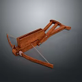 Wooden Crossbow Weapon With Classic Design And Functional Structure
