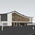 New Office Building Art Center Exhibition Center 3d model