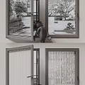 Modern Window Blinds With Stylish Design For Home Interior Light And Privacy Control