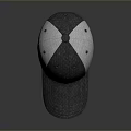 Stylish Two Tone Gray and White Baseball Cap with White Logo for Daily Use