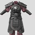 Ancient Warrior Armor With Traditional Design And Details 3d model