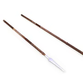 Traditional Wooden Spear Weapons with Handcrafted Shafts and Sharp Metal Tips