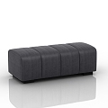 American foot couch 3d model