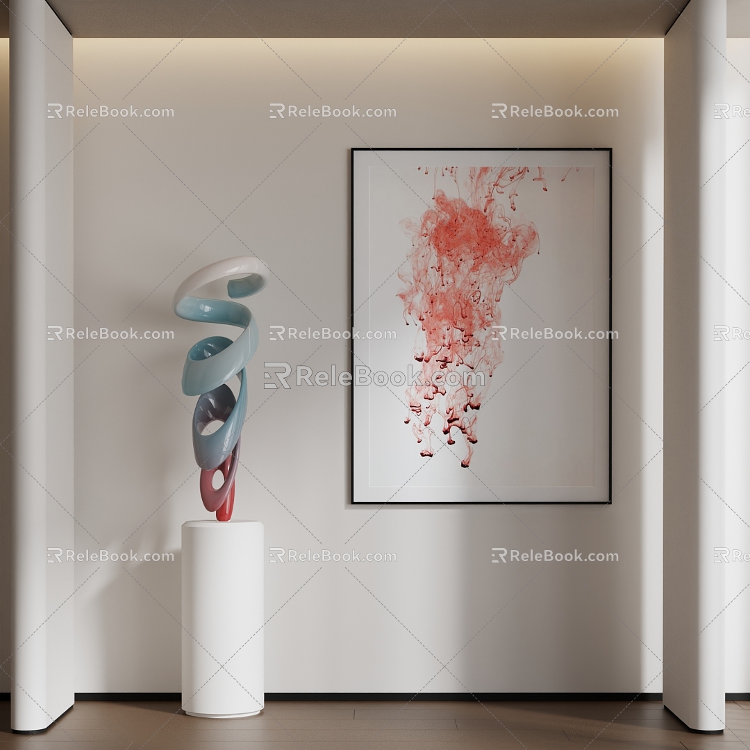 decorative painting 3d model