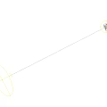Modern Outdoor Garden Wall Lamp With Wall Mounted Design And Grass Area
