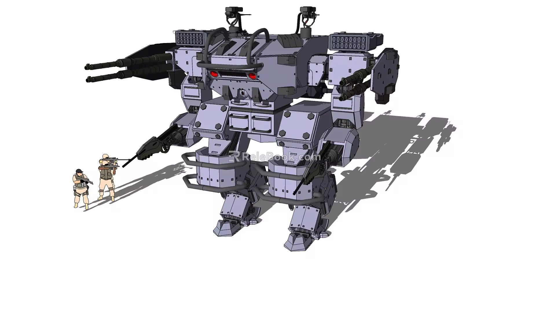 Modern Robots 3d model