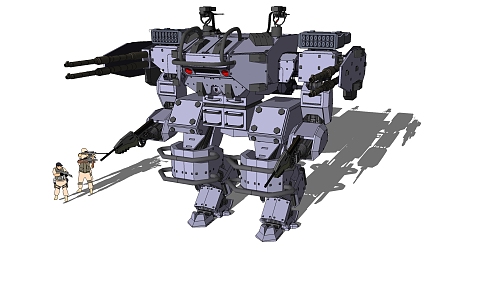 Modern Robots 3d model