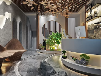 new chinese style 3d model