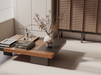 Modern coffee table model