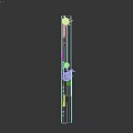 Modern Wall Mounted Shelving Units With Geometric Decor Vase Plant And Pencils