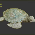 Modern Turtle Cartoon Turtle Snapping Turtle Chickbill Turtle Reptile 3d model