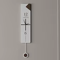 Modern clock simple fashion clock wall clock 3d model