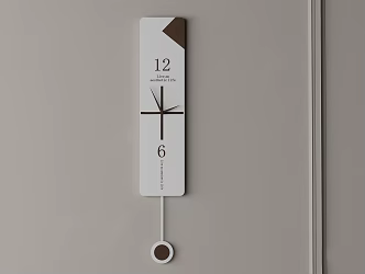 Modern clock simple fashion clock wall clock 3d model