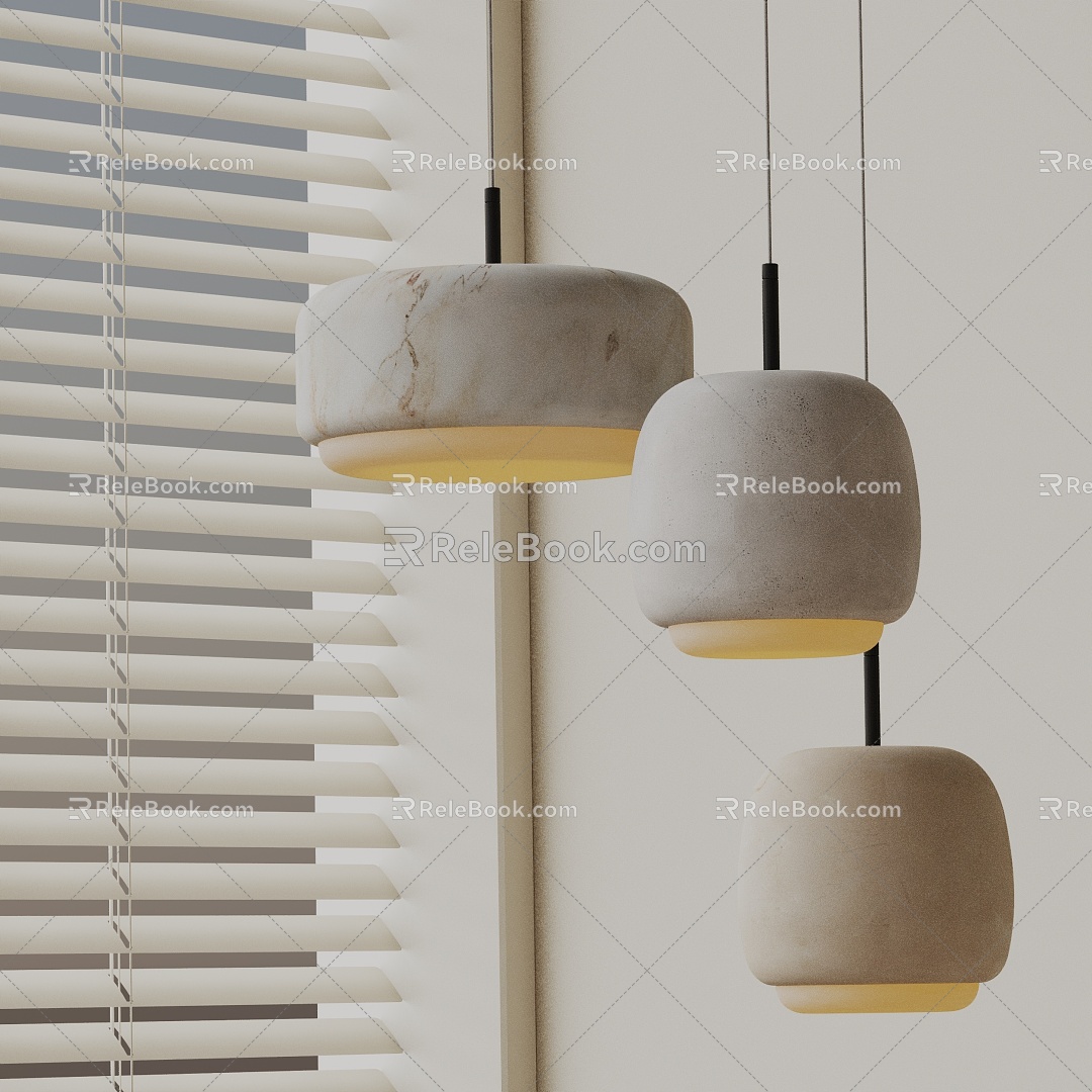 Modern chandelier 3d model