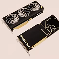 Computer components ASUS graphics card 3d model