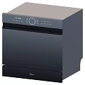 Modern Midea Kitchen Oven With Digital Control Panel And Black Finish 3d model