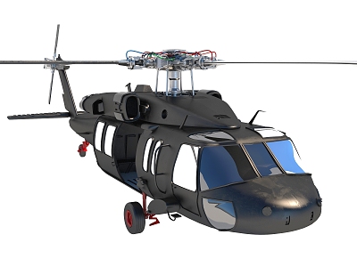 Modern Helicopter 3d model