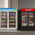 Freezer Fresh-keeping Cabinet Refrigerator Display Cabinet Beverage Cabinet Wine Cabinet 3d model