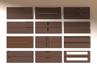 cabinet door panel wardrobe door drawer door panel 3d model