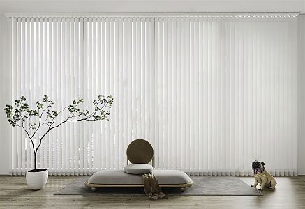 modern venetian blinds vertical strip blinds venetian blinds 3d model